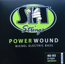 S.I.T Power Wound Nickel Bass Strings; Short scale gauges 40-95