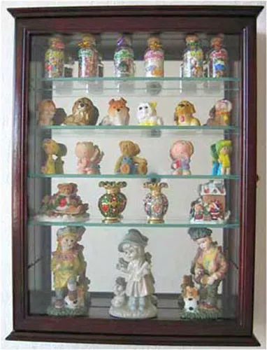 Small wall mounted curio cabinet deals