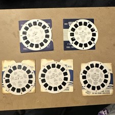 Vintage Retro ViewMaster 5 reels of New York USA including Niagara Falls  