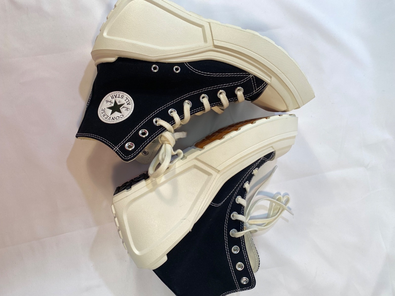 New Converse Chuck 70 De Luxe Squared Sneakers - Black (A06435C) Size US 9.5 thumbnail 7