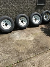 White Eight Spoke 16 Defender Wheels X4 Fits Land Rover