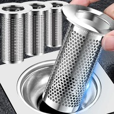 Stainless Steel Floor Drain Filter Washbasin Plug Anti Clogging Sink Drain Stopp