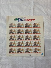 2003 Dr. Seuss 20 Stamp Sheet USA $.37 Theodore Seuss Geisel Collectors Edition
