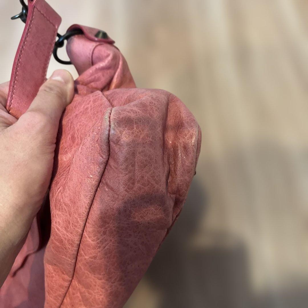 Balenciaga The First Bag Pink Leather Satchel Designer Handbag Iconic Style thumbnail 3