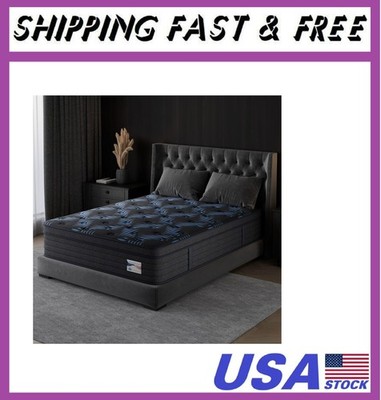 14 Inch King Medium Firm Hybrid Mattress in a Box, Gel Foam Zoned Pocket Coils 