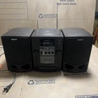 VTG Sony CFD-Z110 Boombox CD Player Radio Mega Bass TESTED CASSETTE NOT WORKING