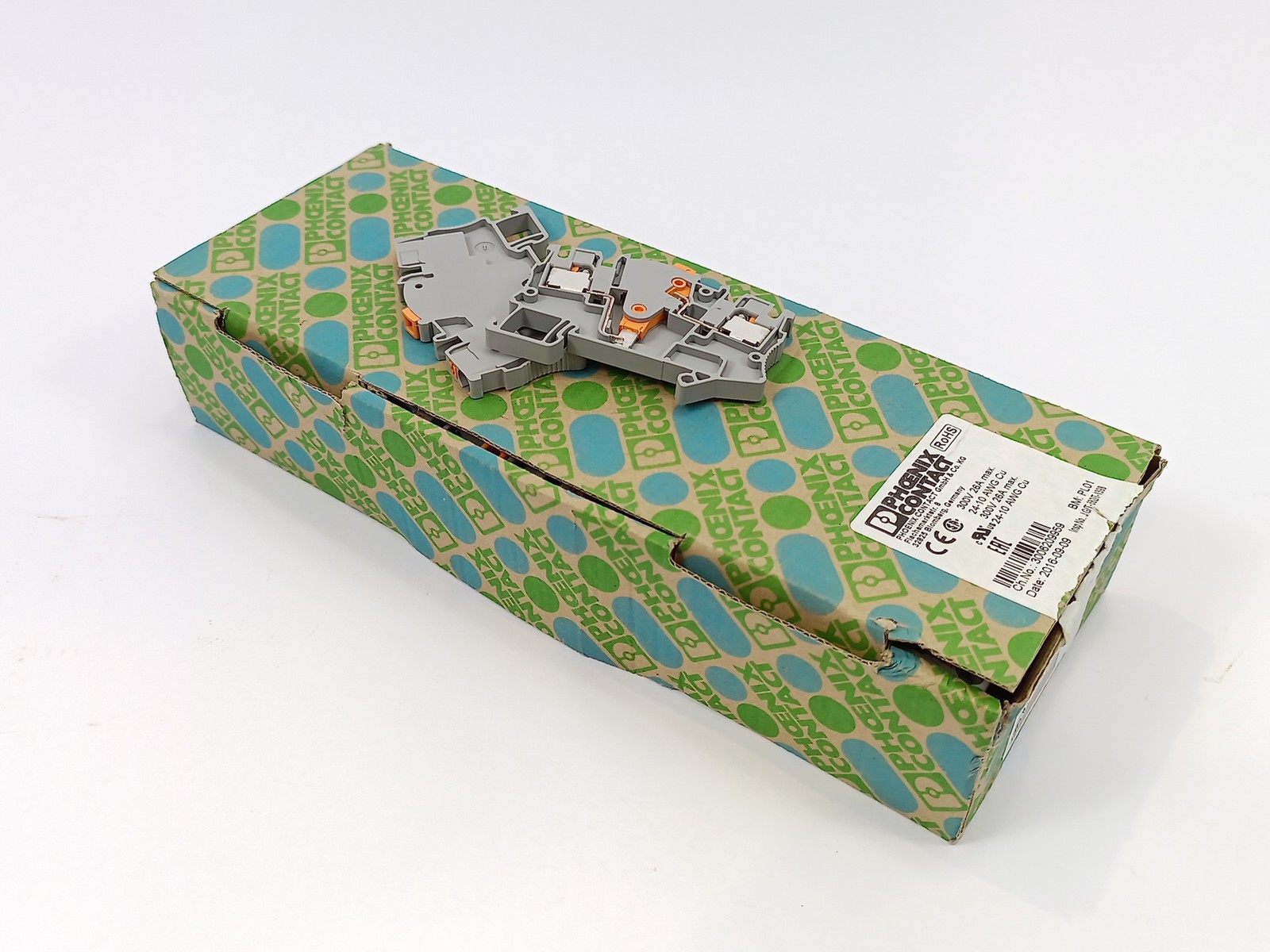 Phoenix Contact 3212139 PTME 4 Test Disconnect Terminal Block. Batch Of 50 Pcs.