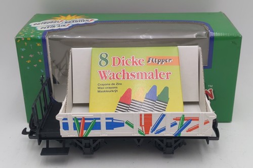 Sistema de tren de juguete LGB 94805 escala G góndola con crayones LN/caja | Condition: Used