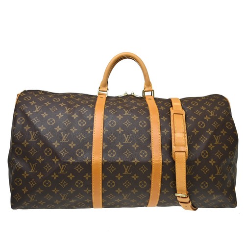 Best05 LOUIS VUITTON KEEPALL BANDOULIERE 60 DUFFLE M41412  TH0946 NQ08850