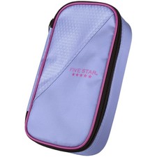 Five Star Pencil Pouch, Pen Case, 8.5"L x 4.5"W x 2.38"H, Lilac/Berry
