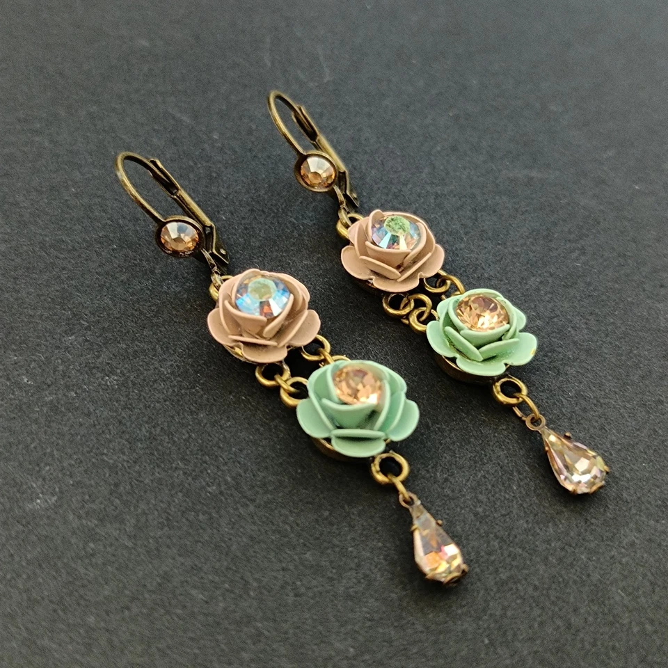 Pendientes románticos Michal Negrin 6665 Foto 3 de 4