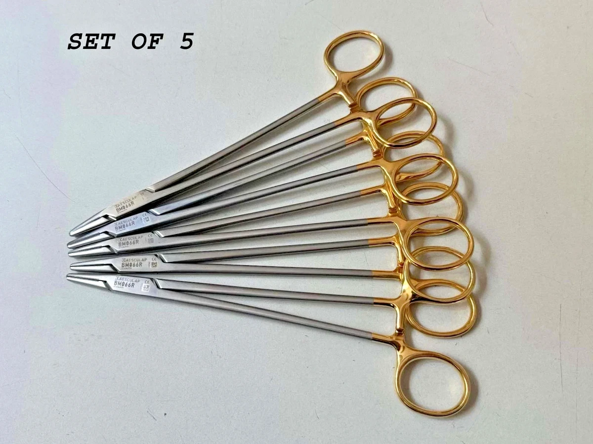 Mayo Hegar - Soporte De Aguja Quirúrgica Con Insertos De Carburo De