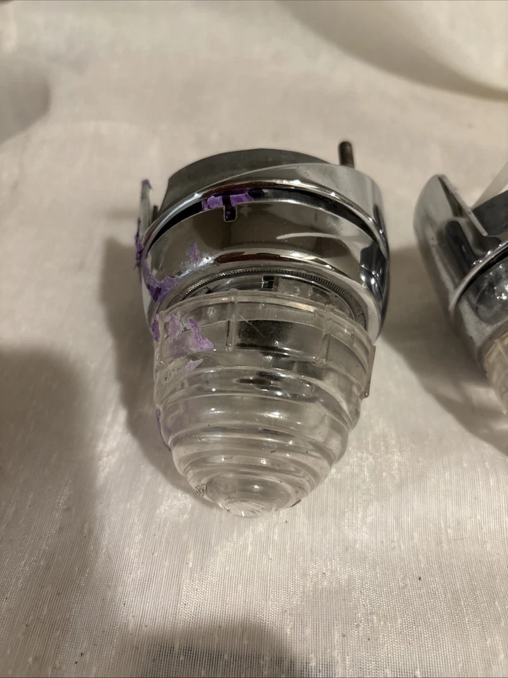 Lente transparente señal de giro delantera Porsche 356 B C Asbly SWF K13306 Foto 2 de 4