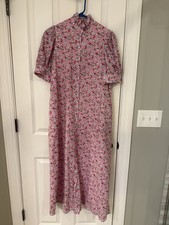 Hyacinth House Tuckernuck Pink Flower Printed Maxi Dress - Size XS