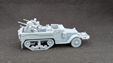 Half-track M3 “Quad 50” (US, WW2) Tabletop or Display 3D Printed