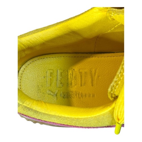 Sneakers PUMA Fenty by Rihanna Creeper con tacchetti donna giallo rosa plateau taglia 9 - Foto 4 di 18