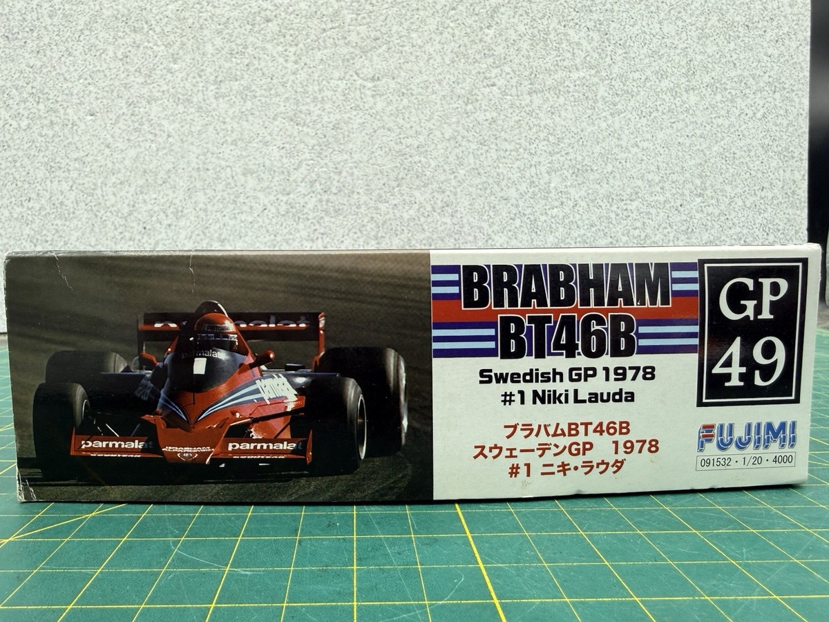 Fujimi Brabham BT46B 1978 Swedish GP #1 Niki Lauda 1/20 Scale F1 