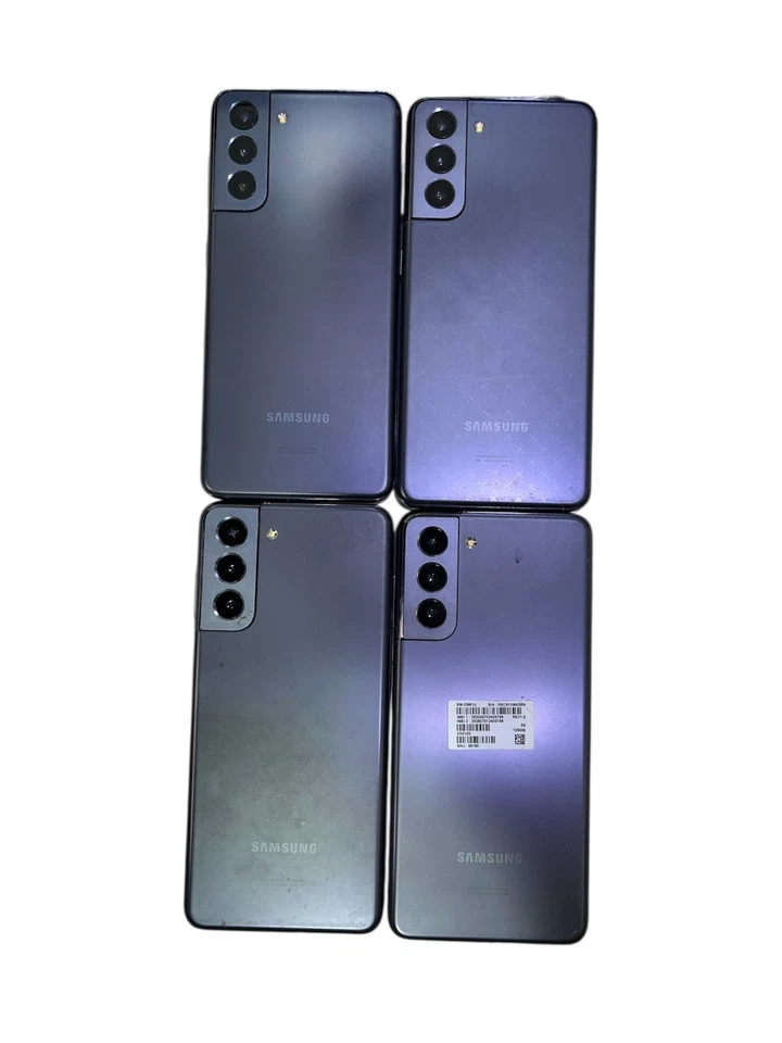 LOT OF 4:  SAMSUNG GALAXY S21 5G (SM-G991U) 128GB PHANTOM GRAY - AT&T & T-MOBILE - Image 3 of 4