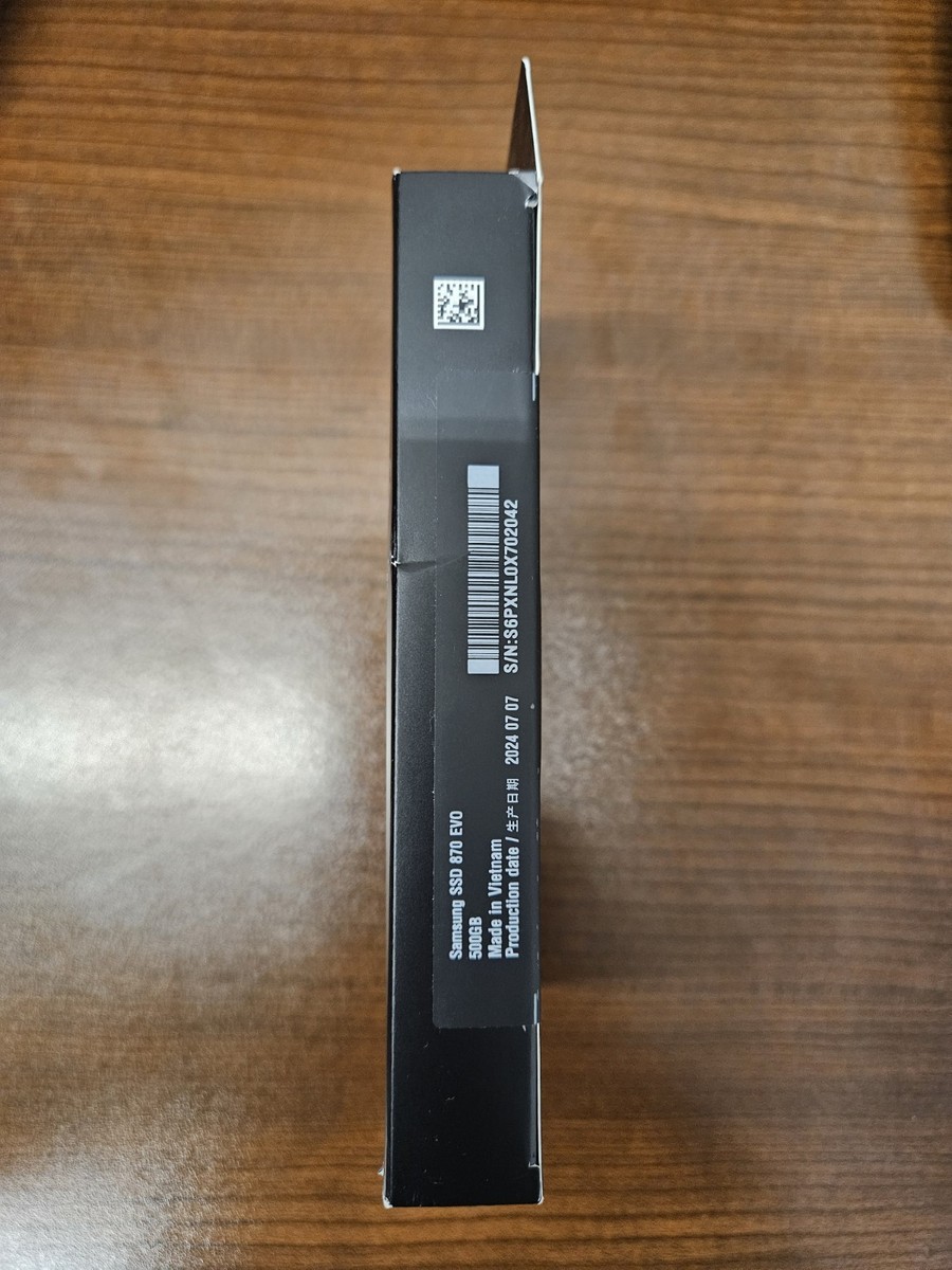 New SAMSUNG 500GB 870 EVO SSD SATA III 2.5