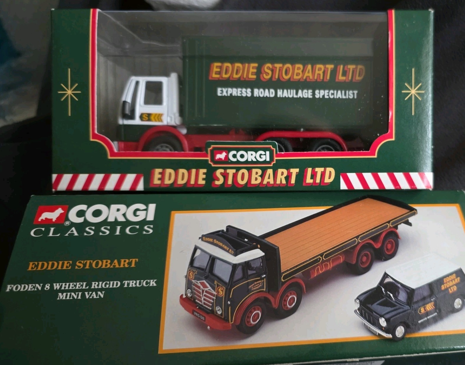 CORGIダンプトラックミニカー Corgi 31701, Foden 8 Wheel Truck & Mini Van Set - Free Price Guide
