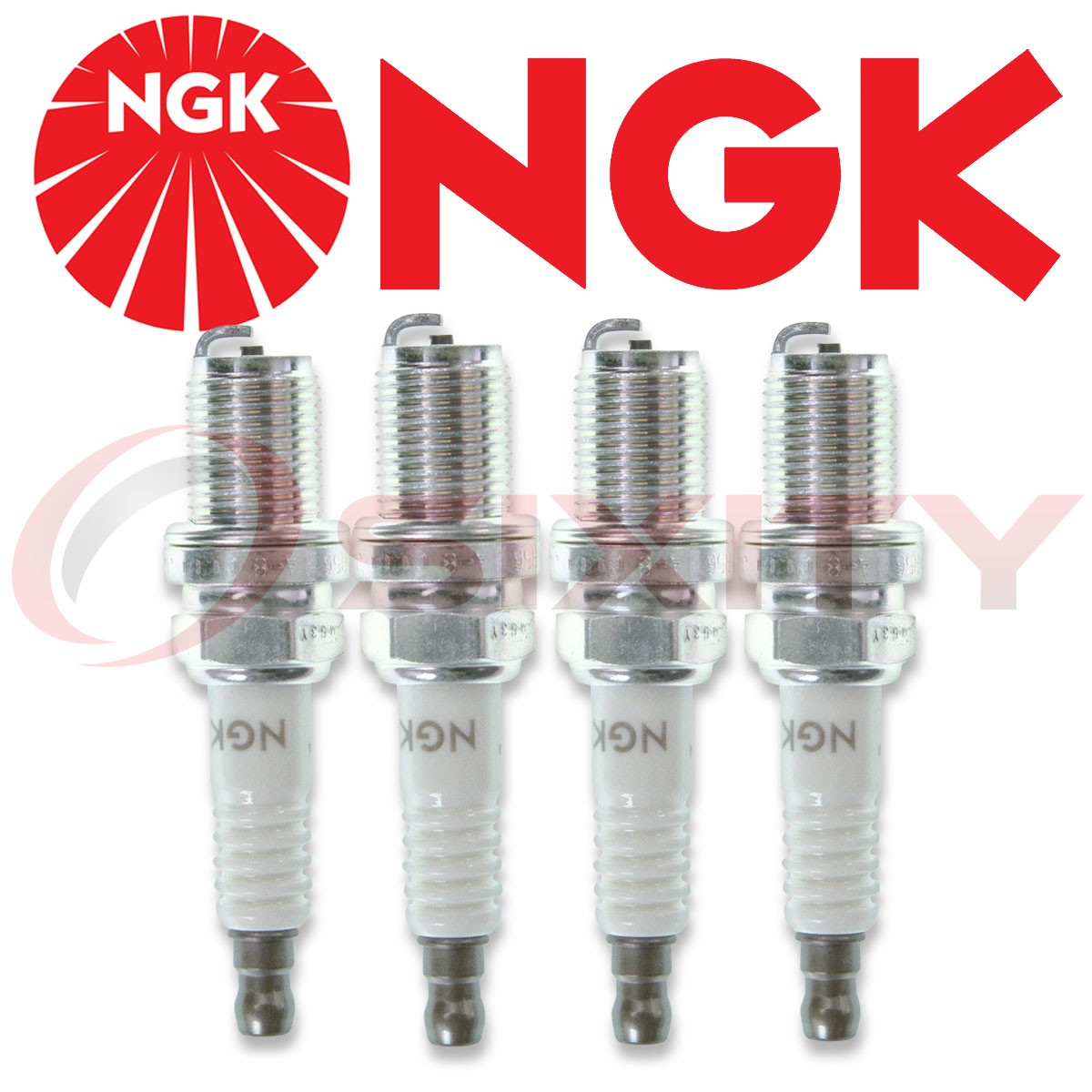 QTY 4 NGK R5671A-8 4554 V POWER RACING TURBO NITROUS SPARK PLUGS KIT PACK