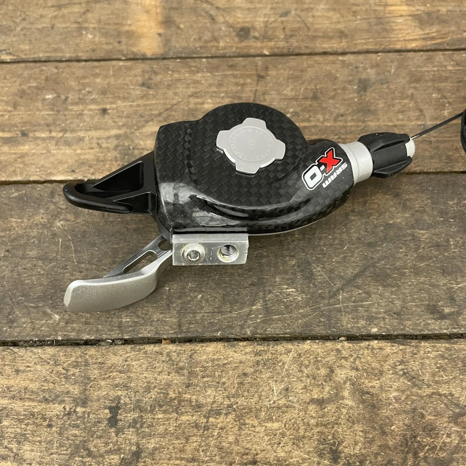 SRAM X0 2x 2-Speed Front Trigger Shifter Carbon Fiber Left MatchMaker MTB - Image 2 of 4