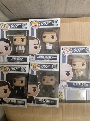 Funko Pop James Bond 007 Bundle - Funko Pops - 523 518 521 520 522 