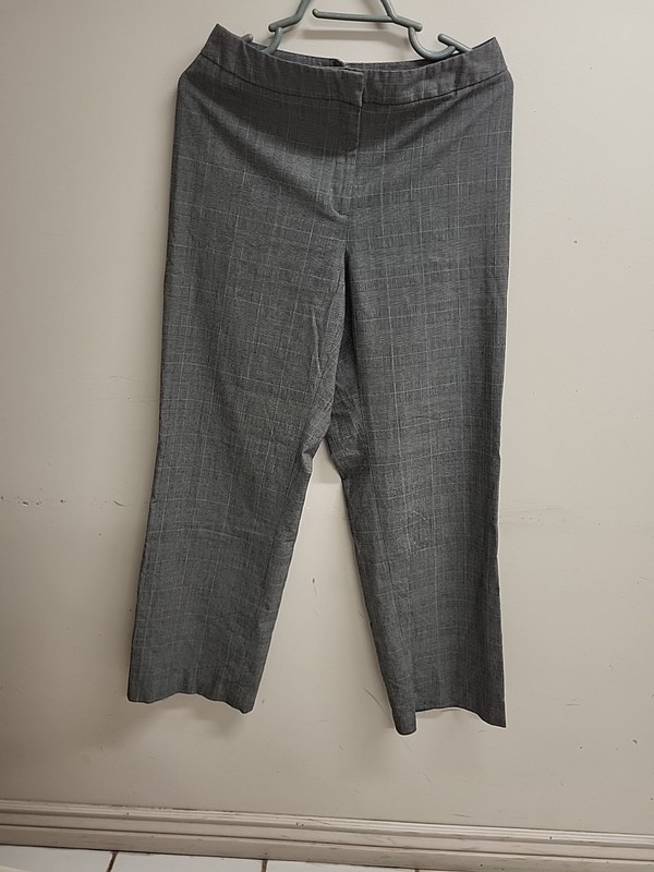 Ladies Dress Slacks Plaid Size 30/32 The Pants Have Been Taken In About An Inch 