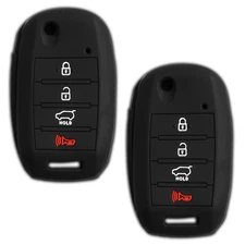 2 Key Fob Remote Skin Shell Case Cover for Hyundai TQ8-RKE-3F05