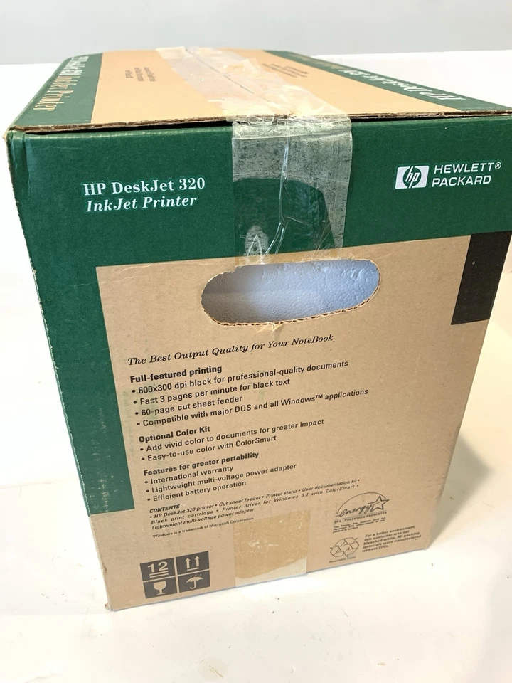 Hewlett Packard HP Deskjet 320 Inkjet Printer Bundle Kit New. - Image 3 of 4