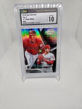 2018 Topps Gold Label Shohei Ohtani RC Class 3 BLACK GRADED 10