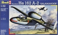 1:32  Revell  He 162 A-2 Salamander  No. 0472...