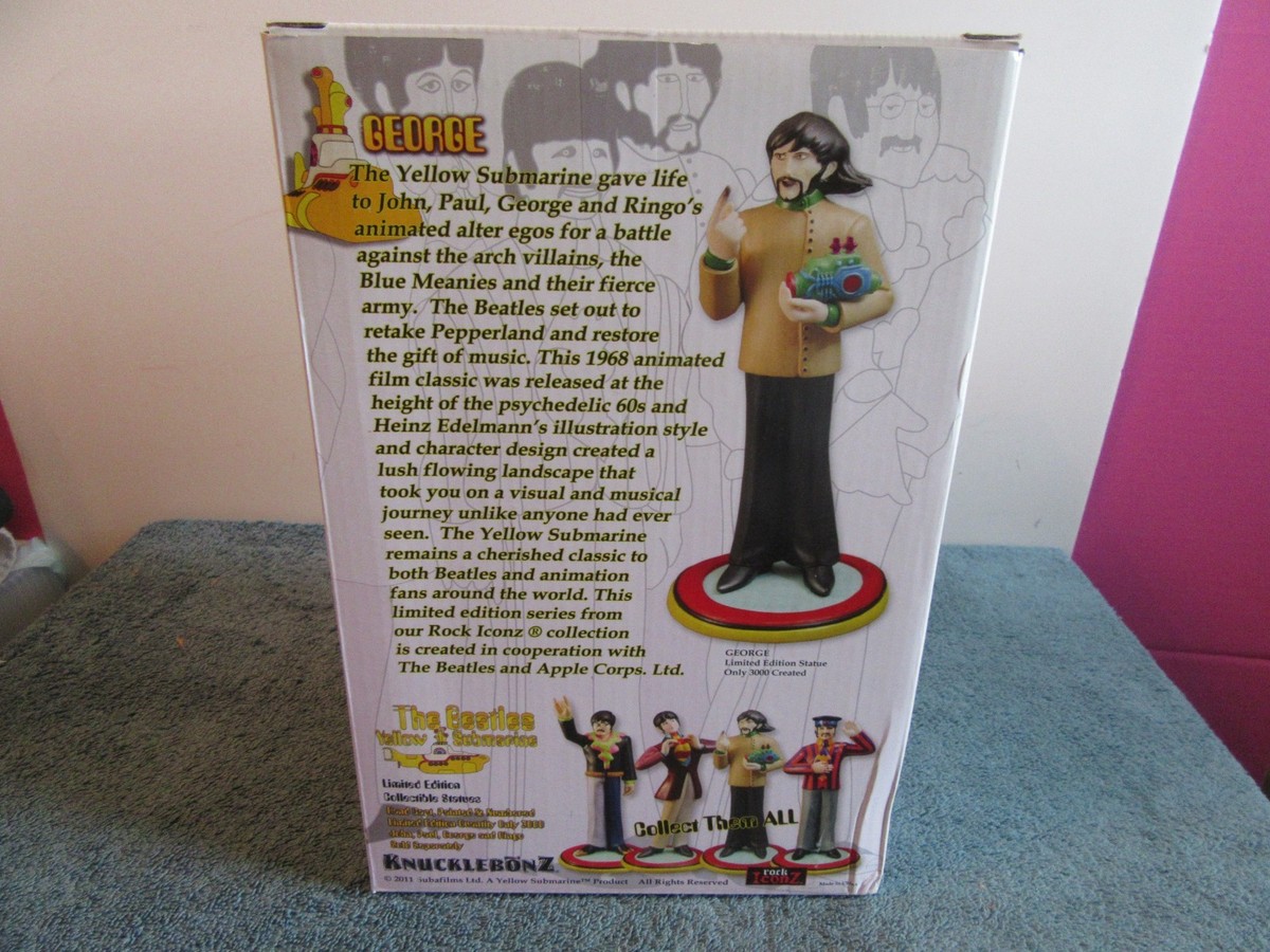 4 Beatles Yellow Submarine figures Knucklebonz rock iconz Ringo