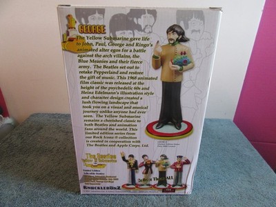 4 Beatles Yellow Submarine figures Knucklebonz rock iconz Ringo
