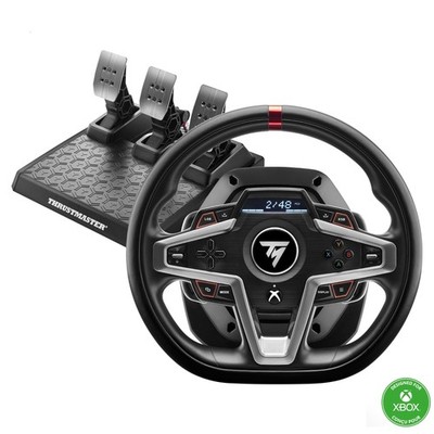 Thrustmaster T248 Force Feedback Racing Wheel Magnetic Pedals for Xbox PC Black