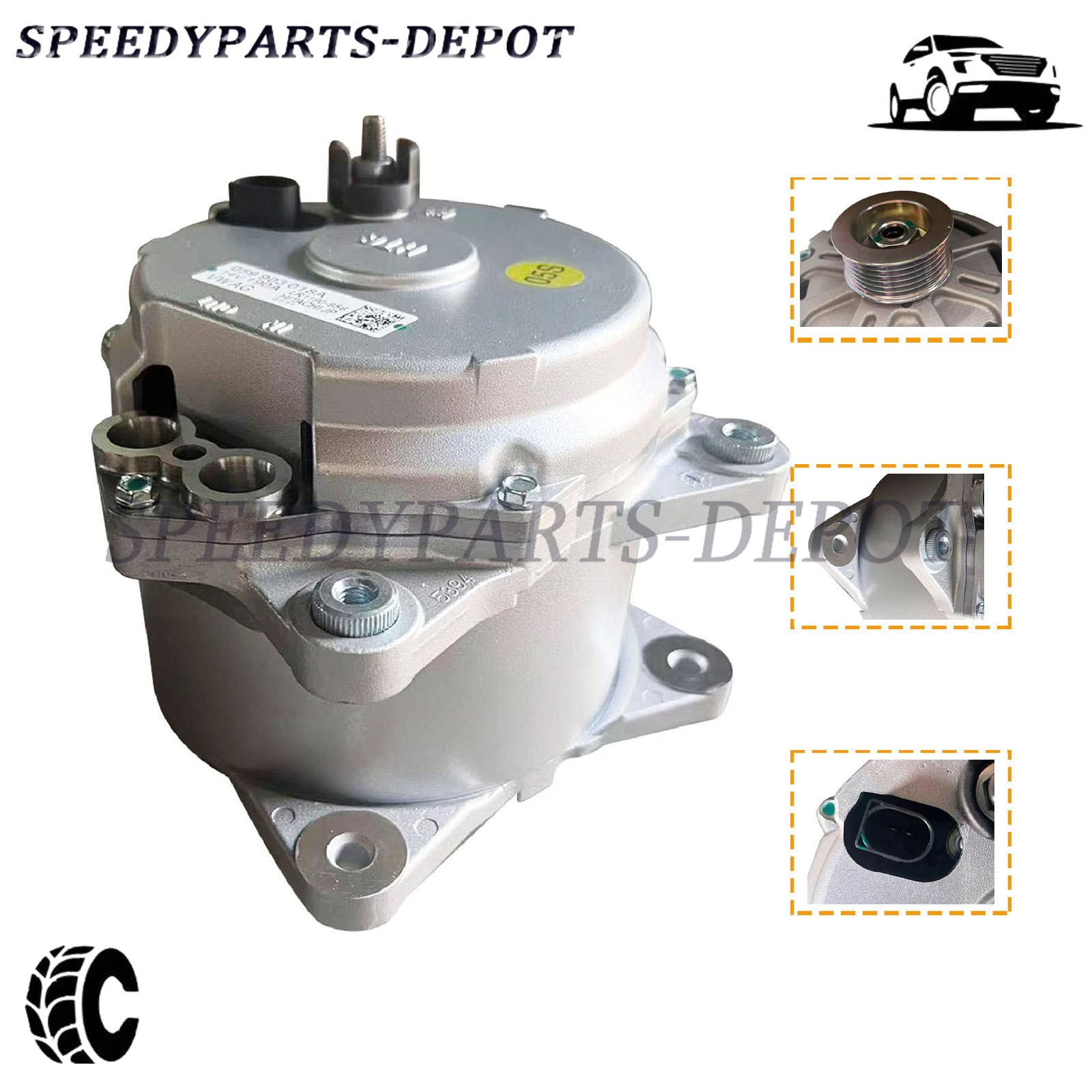 For Bentley Continental 2006-12 Flying Spur,2006-10 GT GTC Alternator 07C903021J