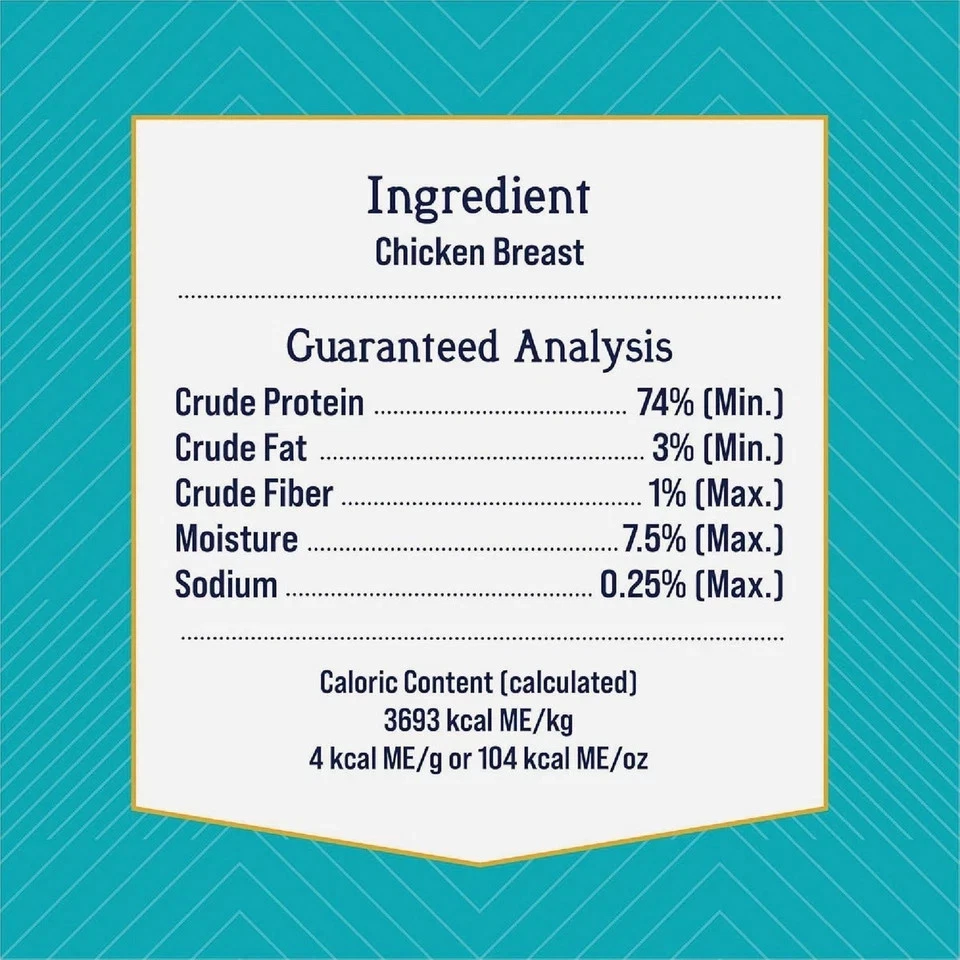 Stewart 11,5 OZ Golosinas liofilizadas de pechuga de pollo para perros 401715 Stewart 401715 Foto 2 de 4