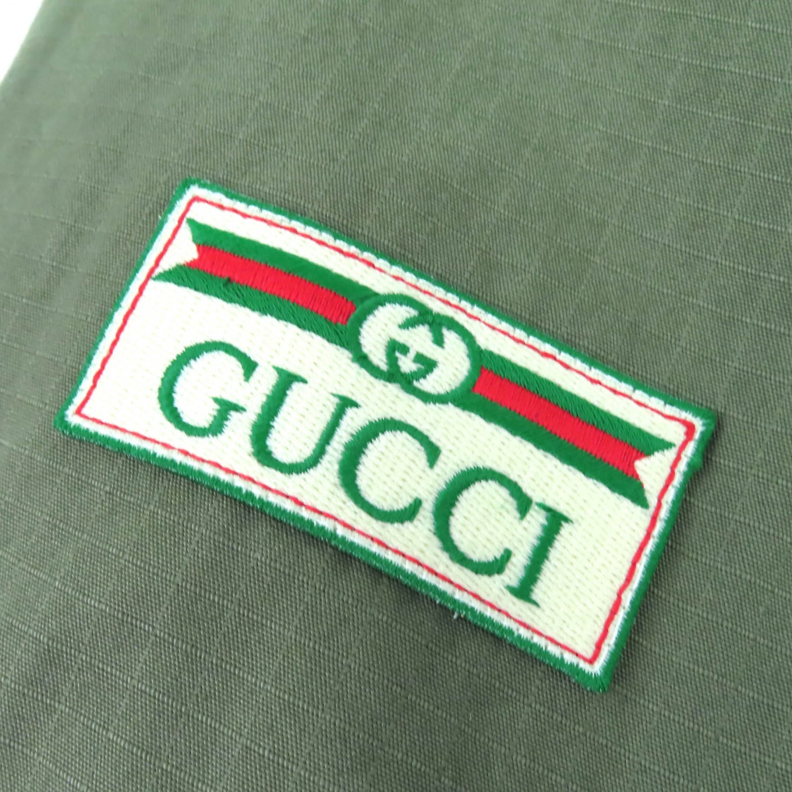 Very Good GUCCI Jacket Interlocking Web Stripe Re… - image 8