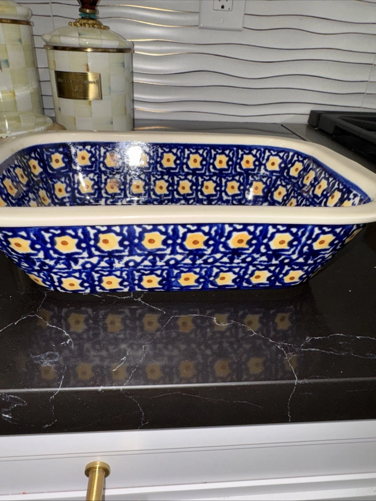 Polish Pottery Boleslawiec Loaf Pan