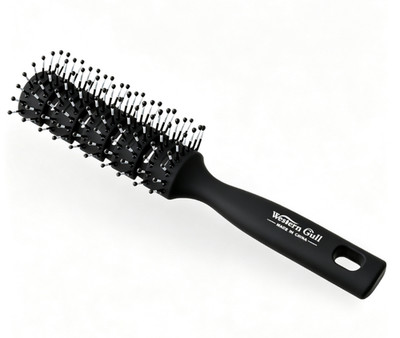 Men Vented Styling Hair Brush Blow Drying Curling Comb Anti Static Salon Hairdre
