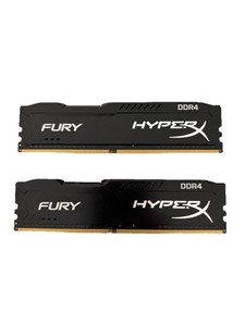 HyperX FURY DDR4 SDRAM DIMM Kit, 2x4GB RAM Module, Modell HX421C14FBK2/8