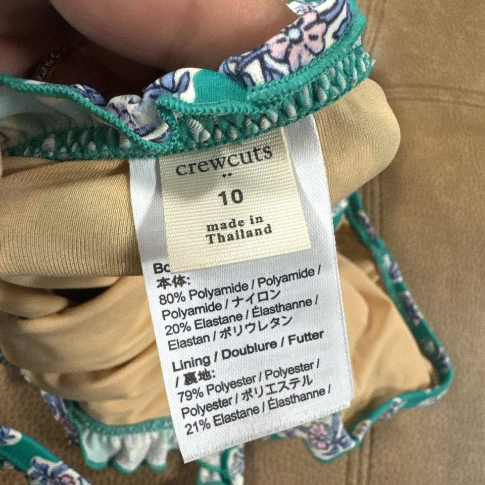 Traje de baño de una pieza talla 10 Crew Cuts by J Crew para niñas Foto 3 de 3