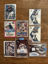 2024 Topps Chrome - Rookie Autographs AJ Smith-Shawver #RA-AJS+Davidson+ALL8