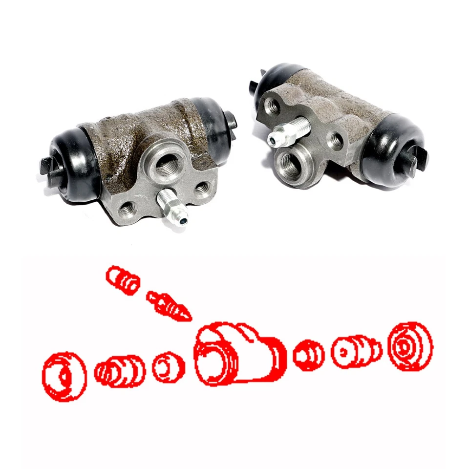 3/4 Rear Wheel Brake Cylinder LR Fit Mitsubishi Lancer Sedan CY2A CY4A 4A92 4B10 - Image 4 of 4