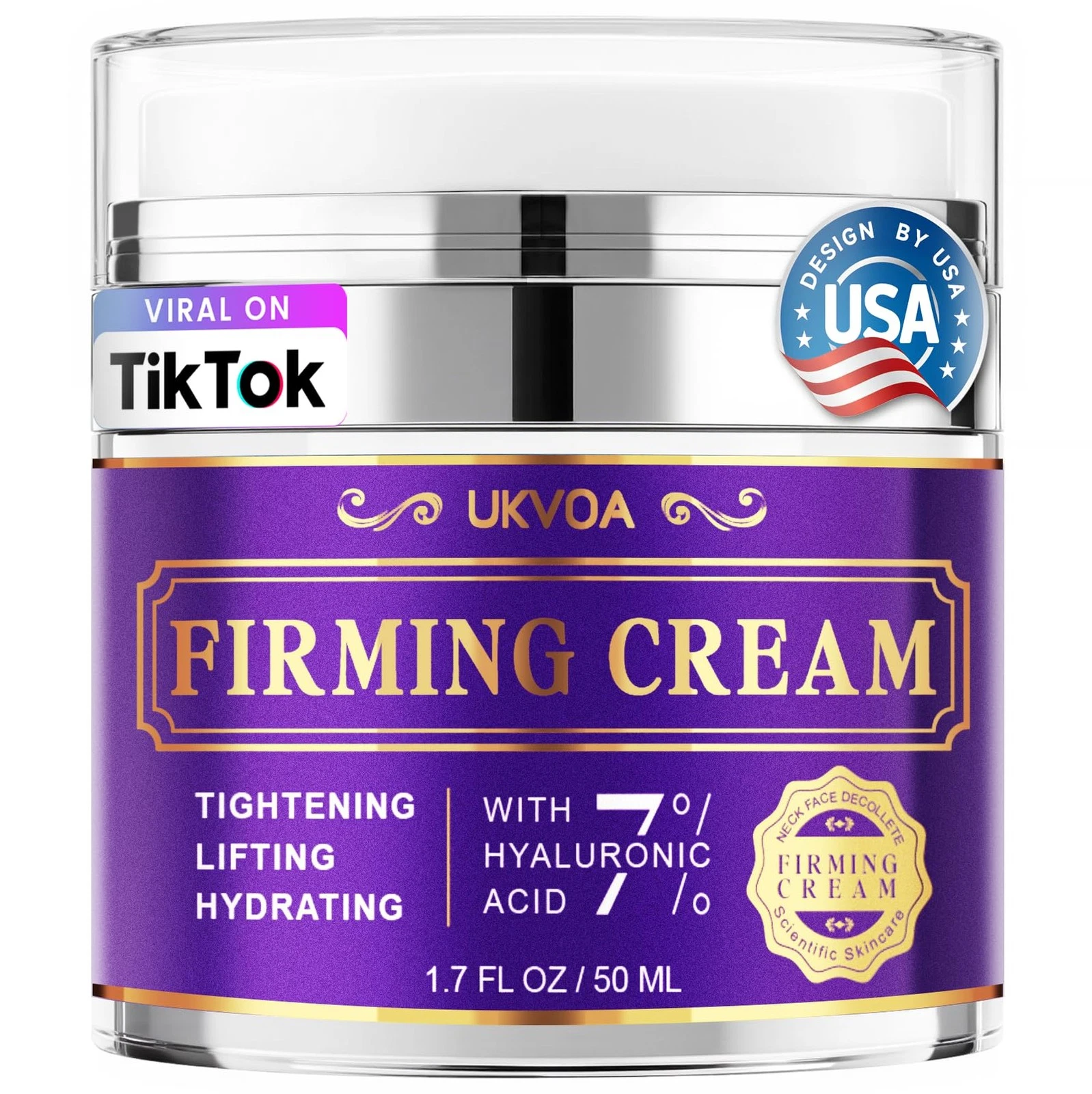 Retinol Neck & Face Wrinkle Cream for Women, Neck Cream for Tightening and Fi...