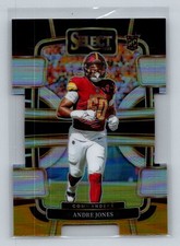 Andre Jones 2023 Panini Select #98 RC Black and Gold Prizms Die Cuts