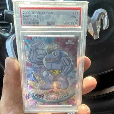 Topps 2000 Topps Chrome Pokémon TV Machoke #67 PSA 9 English Card