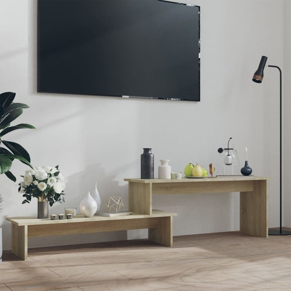 Tv-Schrank Sonoma Eiche 180X30X43 Cm Spanplatte Lowboard-image