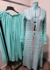 Womans 2 pc Pakistani Indian Party Wedding Party Dress