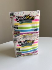 Lot of 2 Smush Mart Rainbow Layer Cake RMS USA Crazy Fun JUMBO VIRAL Squishy